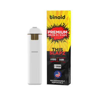 THC Device - Delta 11:11 HXY Disposable Vape Device - This Slapz ( Hybird ) - 2g - By Binoid