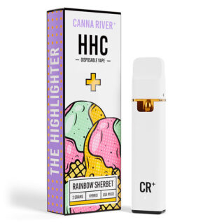 HHC Vape - HHC Highlighter - Rainbow Sherbet (Hybrid) - 2g - By Canna River