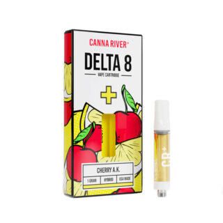 Canna River - THC Vape - D8 Cartridge - Cherry A.K. - 1g