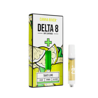 Canna River - THC Vape - D8 Cartridge - Tahiti Lime - 1g