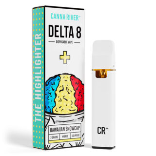 THC Vape - Delta 8 Highlighter - Hawaiian Snowcap (Hybrid) - 2g