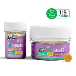 THC Gummies with CBD + Melatonin - Lemon Dream Sleep - CBDfx