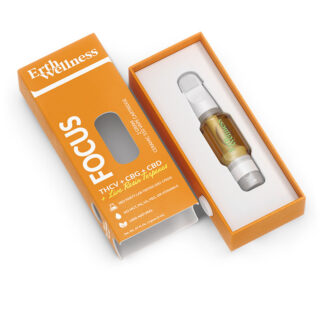 THCV:CBG:CBD Live Resin Disposable Cartridge - Focus Blend - 2g - By Erth Wellness