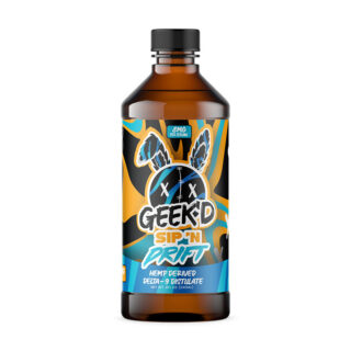 Delta 9 Distillate Syrup - Sip 'N Drift Caribbean Blast - 800mg - By Geek'd