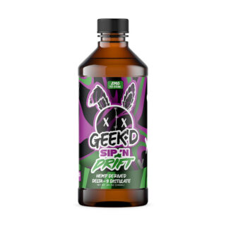 Delta 9 Distillate Syrup - Sip 'N Drift Grape Apple - 800mg - By Geek'd