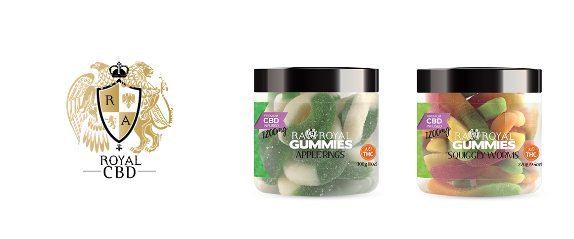 CBD + Delta 8 THC Gummies - Apple Rings - RA Royal CBD