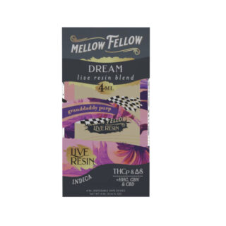 THC Vape - Dream Blend - Granddaddy Purp Live Resin THC Vape Pen - 4ml - By Mellow Fellow