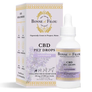 Bonne et Filou - CBD Pet Tincture - Full Spectrum Calming & Wellness Lavender Flavor - 150mg-600mg