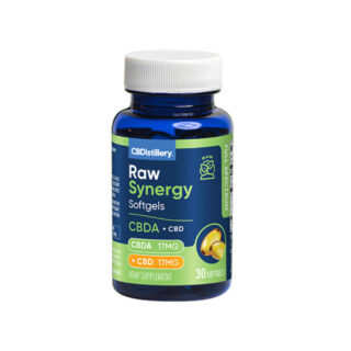 CBD Capsules - Raw Synergy Softgels + CBDA - 17mg - 30 Count By CBDistillery