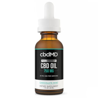 Full Spectrum CBD Oil Tincture - Chocolate Mint - cbdMD