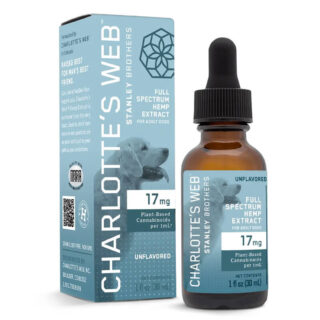 Full Spectrum CBD Pet Tincture - Unflavored - 17mg - Charlotte's Web