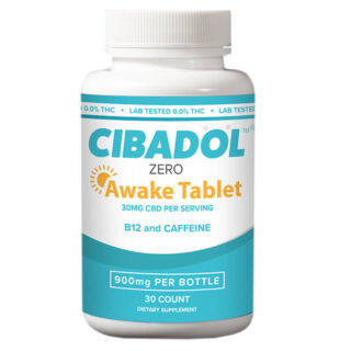 Awake CBD Capsules with Caffeine + B12 - Cibadol