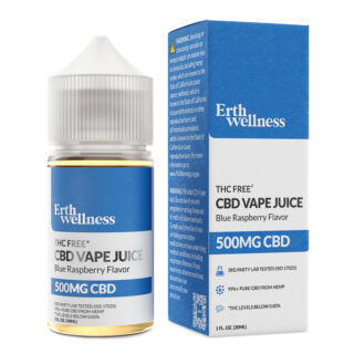 Erth Hemp - CBD Vape Juice - Blue Raspberry - 500mg