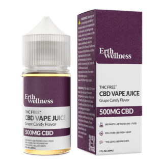 Erth Hemp - CBD Vape Juice - Grape Candy - 500mg