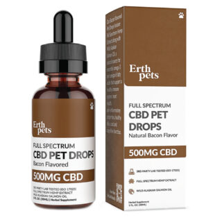 Erth - CBD Pet - Full Spectrum Tincture - Bacon - 500mg