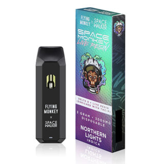 Live Resin Delta 8 THC Vape Pen with THCP - Northern Lights - Indica 3g - Flying Monkey x Space Walker