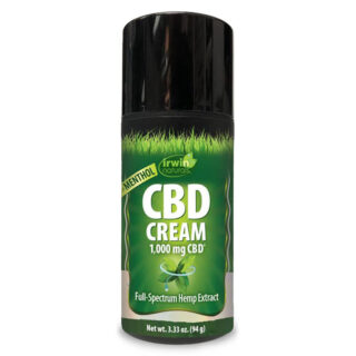 Irwin Naturals - CBD Topical - Full Spectrum Menthol Cream - 1000mg