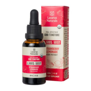 Lazarus Naturals - CBD Tincture - Full Spectrum Oil - Strawberry Lemonade - 1500mg