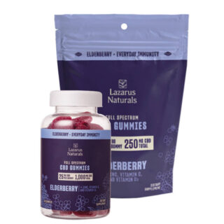 Full Spectrum CBD Gummies - Elderberry - Lazarus Naturals