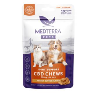 Medterra - CBD Pet Edible - Peanut Butter Joint Support Chews - 300mg