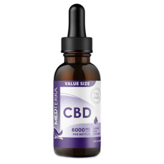 Medterra - CBD Tincture - Isolate Spectrum Drops - 6000mg