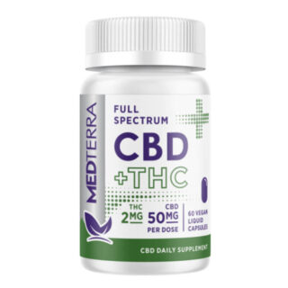 Full Spectrum CBD + Delta 9 THC Capsules - Medterra