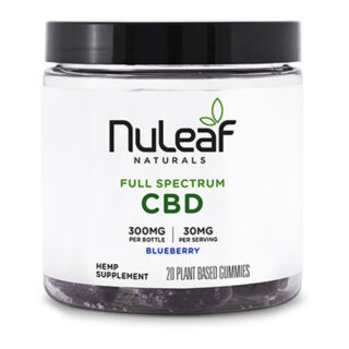 Full Spectrum CBD Gummies - Blueberry - NuLeaf Naturals