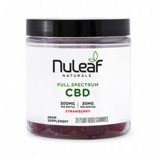 Full Spectrum CBD Gummies - Strawberry - NuLeaf Naturals