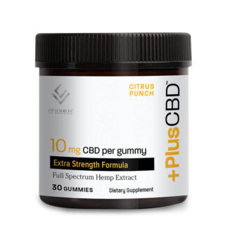 PlusCBD Oil - CBD Edible - Full Spectrum Citrus Punch Gummies - 10mg