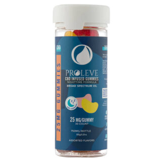 Nighttime Formula CBD Gummies - Assorted Fruit Flavors - Proleve