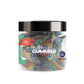 RA Royal CBD - CBD Edible - Power Belts Gummies - 300mg