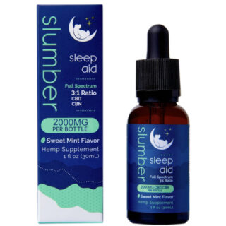 Slumber CBN - CBD Tincture - 3:1 CBD:CBN Full Spectrum Oil - 2000mg