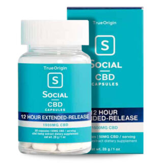 Extended Release Broad Spectrum CBD Capsules - Social CBD