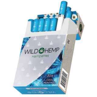 CBD Cigarettes - Cool Menthol Hempettes - 50mg - By Wild Hemp