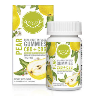 CBD Gummies with CBG - Pear - Wyld CBD