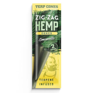 Zig-Zag - Hemp Cones - Limoncello Infused Terpene Cones - 2 Count