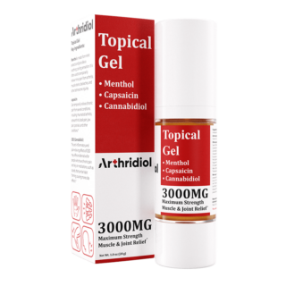 CBD Topical - Topical Muscle Gel Maximum Strength - Arthridiol