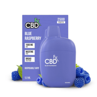CBDfx - CBD Vape Pen - Blue Raspberry - 1500mg