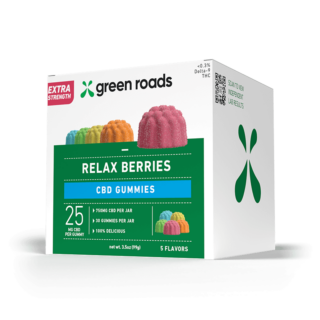 Extra Strength CBD Gummies - Relax Berries - Green Roads