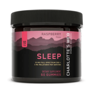 Hemp Extract CBD Gummies for Sleep - Raspberry - Charlotte's Web