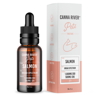 CBD for Pets Tincture with CBG - Salmon - Canna River