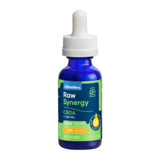 Raw Synergy CBDA + CBD Oil Tincture - CBDistillery