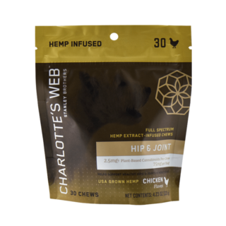 Charlottes Web - CBD Pet Edible - Full Spectrum Hip & Joint Chews - 2.5mg - 75mg