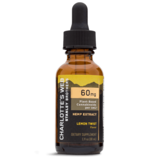 Full Spectrum CBD Oil Tincture - Lemon Twist - 60mg - Charlotte's Web