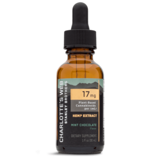 Full Spectrum CBD Oil Tincture - Mint Chocolate - 17mg - Charlotte's Web