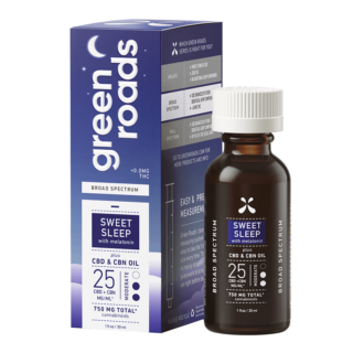 Sweet Sleep CBN + CBD Oil Tincture with Melatonin - Green Roads