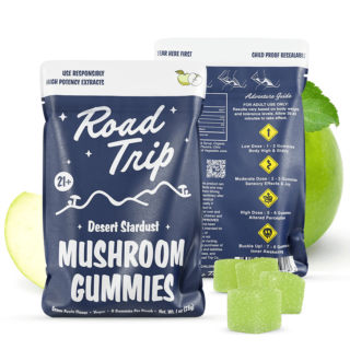 Road Trip - Mushroom Gummies - Desert Stardust - Green Apple - 8 Count