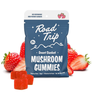 Strawberry Mushroom Gummies - Road Trip