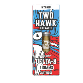 Delta 8 THC Vape Cartridge - Bomb Pop - Hybrid 2g - Two Hawk Extracts